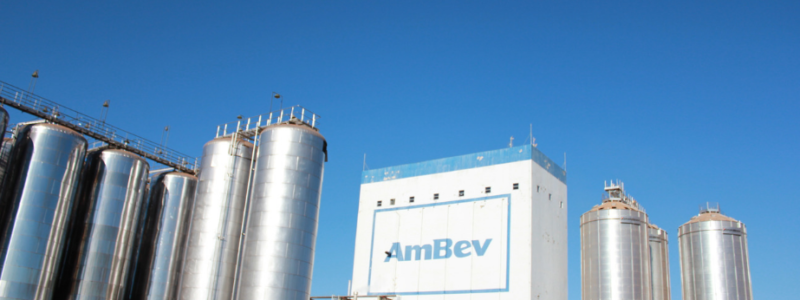 Ambev tem volume recorde